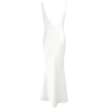 THE EDEN DEEP V SLIP GOWN - SAMPLE SALE