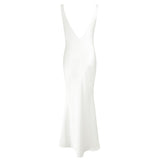 THE EDEN DEEP V SLIP GOWN