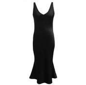THE EDEN DEEP V SLIP DRESS - SAMPLE SALE