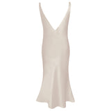 THE EDEN DEEP V SLIP DRESS - SAMPLE SALE