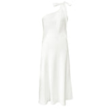 The Penelope One Shoulder Tie Dress