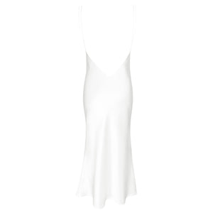 The Sadie V Neck Slip Dress With Double Straps