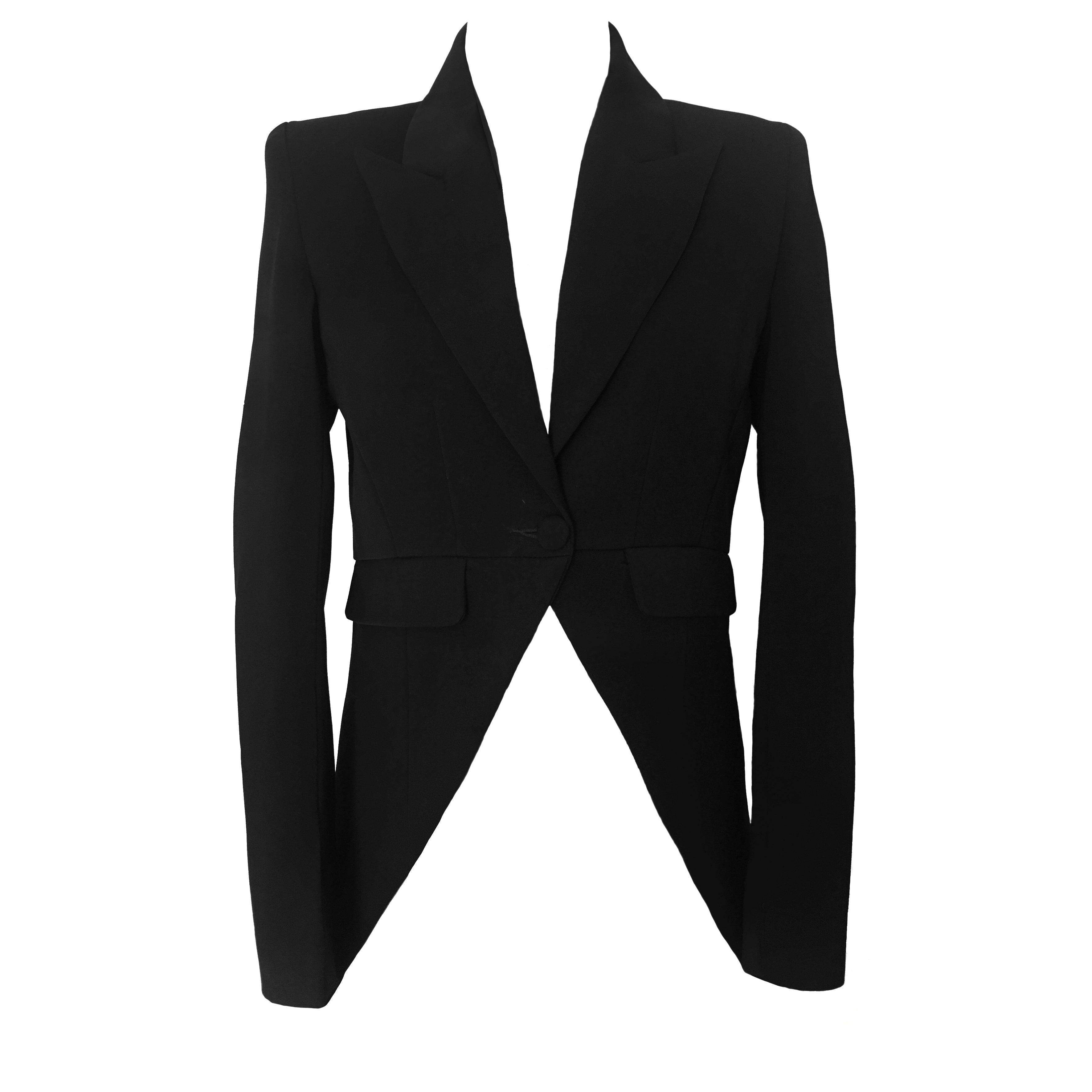 Blazer with store long tail