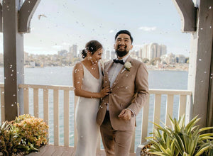 The Eden Deep V Slip Gown - Sample Sale
