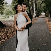 THE LENNOX HALTER GOWN
