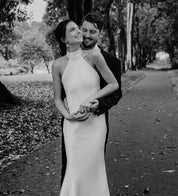 THE LENNOX HALTER MIDI DRESS