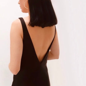 The Eden Deep V Slip Dress
