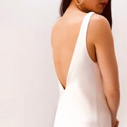 THE EDEN DEEP V SLIP DRESS