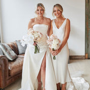 THE EDEN DEEP V SLIP DRESS - SAMPLE SALE