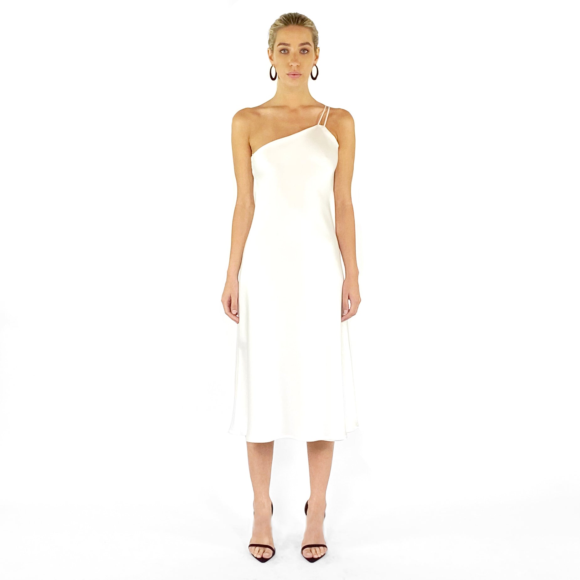 The Isla One Shoulder Slip Dress
