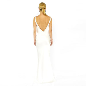 The Eden Deep V Slip Gown - Sample Sale
