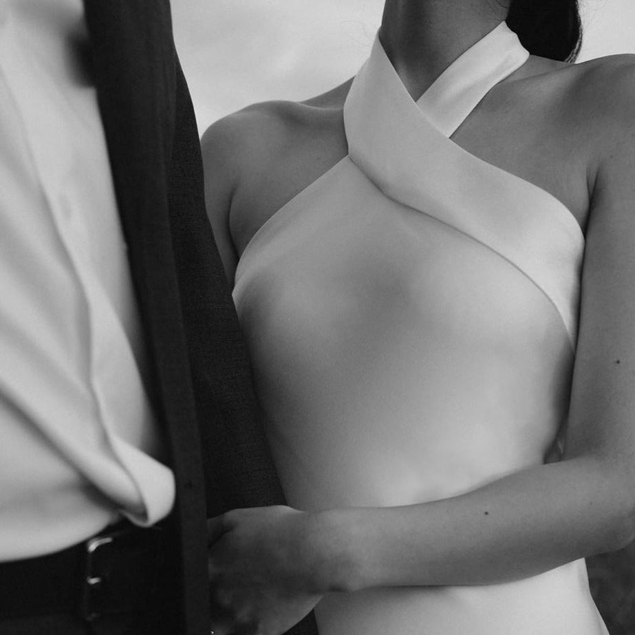 THE ASHTON HALTER DRESS