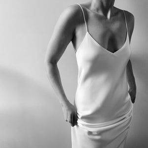 Open image in slideshow, The Brooklyn V Neck Slip Gown
