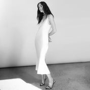 THE EDEN DEEP V SLIP DRESS