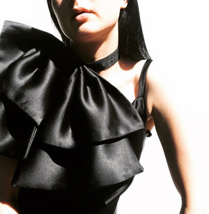 The Tie Me Up Bow Satin